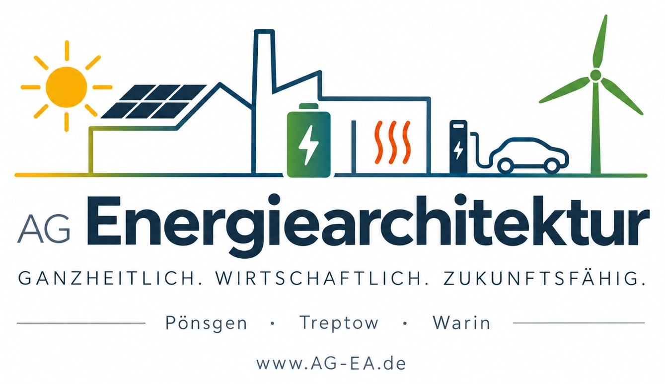 AG Energiearchitektur – Ganzheitlich. Wirtschaftlich. Zukunftsfähig. Pönsgen, Treptow, Warin.